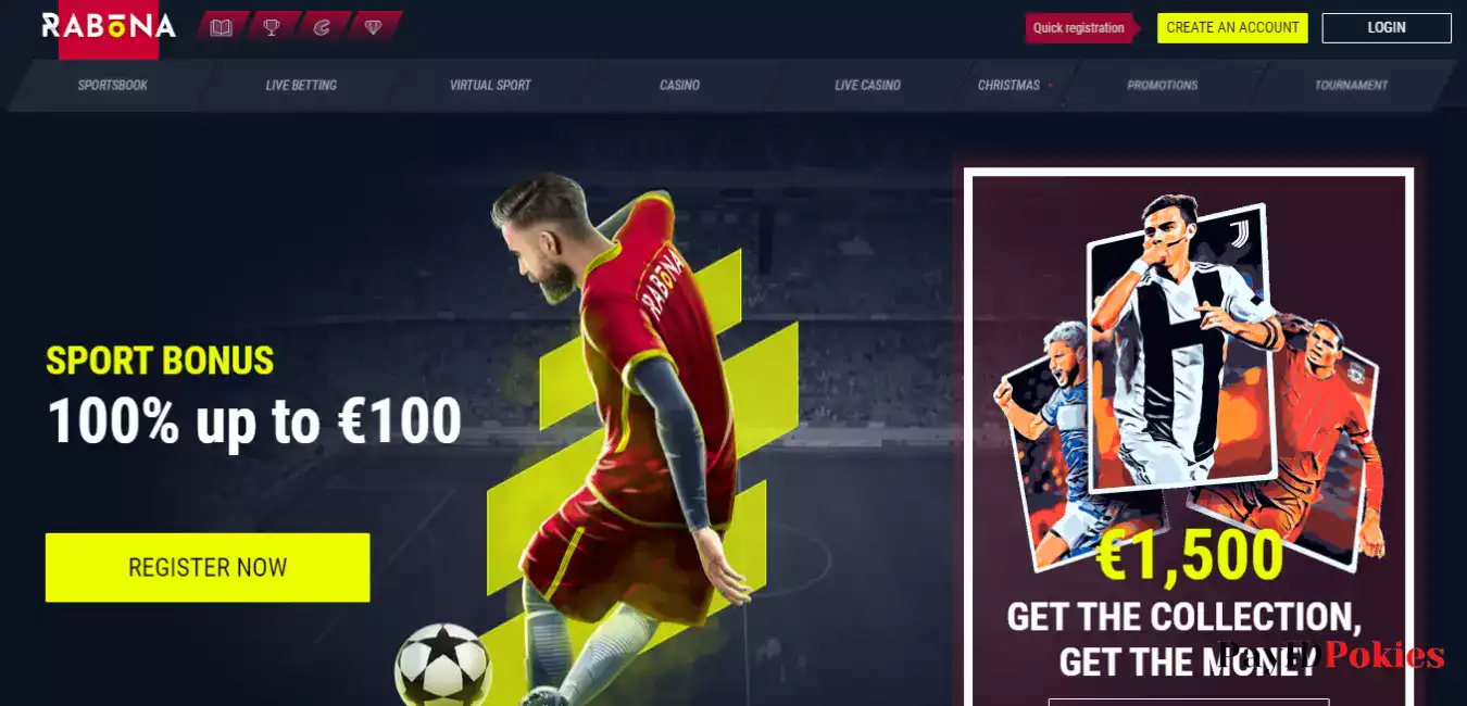 rabona casino main page