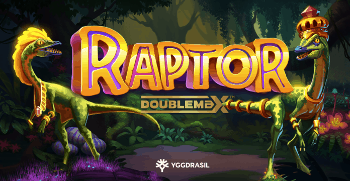 raptor doublemax by yggdrasil Raptor Doublemax logo